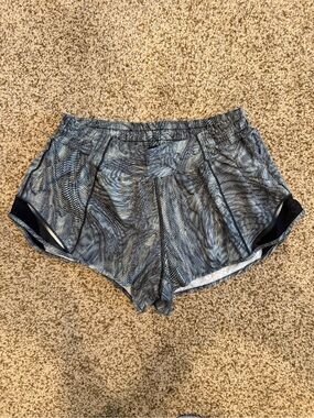 lululemon athletica Green Patterned Athletic Shorts